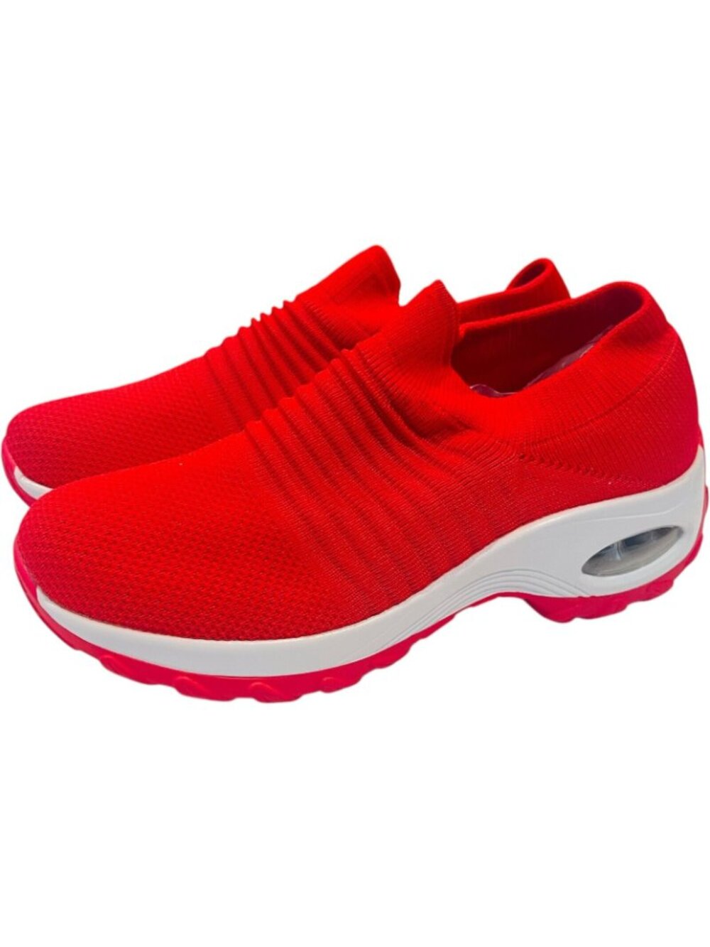 Hypersoft Women’s Slip On Shoes Red Size 9.5 US / 40 EU NEW Comfort Flats - Picture 7 of 8